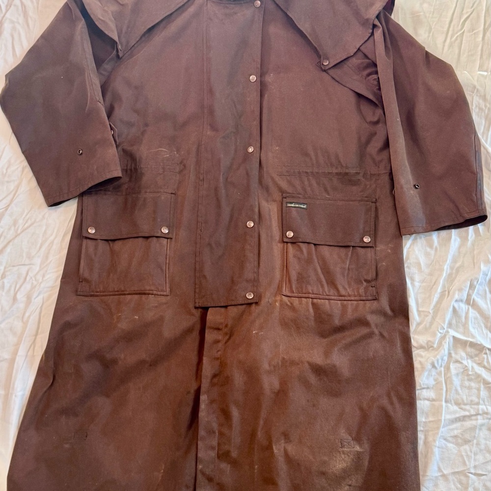 Men's Brown Stockman Duster Coat
